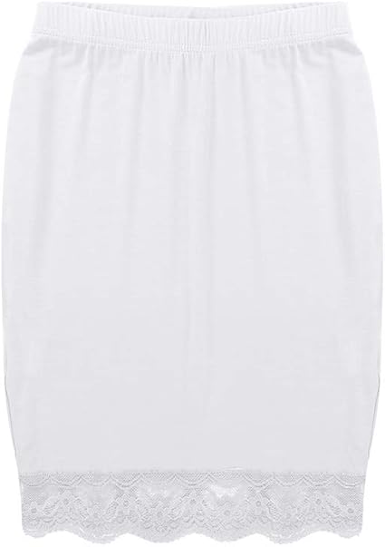 Alvivi Femme Jupon Fond De Jupe Blanc Noir Court Sous Jupe Robe Petticoat Taille Elastique Mini Genou Jupon Pour Mariage Fille Avec Bordure En Dentelle S Xl Lingerie Vetements Mosquitocontrolequipment Com