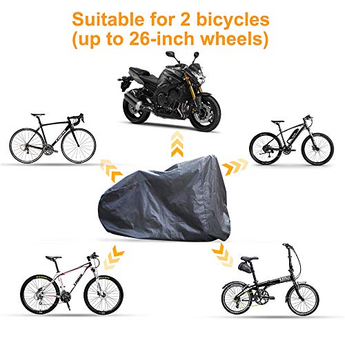 Bike Cover for 2 Bikes BeyongGear Motorcycle Covers XL Bicycle Covers