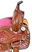 AceRugs Pink Western Saddle TACK Set Headstall REINS Breast Collar Premium Leather Crystal Show Youth Kids Size 12″ 13″ 14″ (Pink, 12)thumb 4