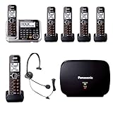 Panasonic KX-TG7875S Phone, KX-TG680S Telephone, Headset & Range Extender