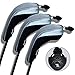 3 Pack Andux Golf Hybrid Club Head Covers Interchangeable No. Tag MT/hy03 Black & Grey