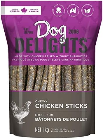 dog delights chewy chicken sticks