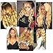 Nadula 10A Brazilian Blonde Body Wave Weave Remy Virgin Human Hair 1 Bundle Body Wave T1b/613# Ombre Blonde Hair Weft Extensions (10inch)