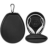 BOVKE(TM) Shockproof PU Leather Protection Carrying Case Cover Box Bag for LG Electronics Tone + HBS-730 HBS730 HBS 730 HBS-750 700 HBS-800 900 700W Stereo Wireless Bluetooth Headset HeadPhone (Black)