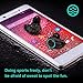 HolyHigh True Wireless Stereo Bluetooth 5.0 Earbuds with 3000mAH Charging Case,120H Playtime/Deep Bass/Noise Cancellation/Waterproof Earphones, in-Ear Headphones with Built-in Mic for Android