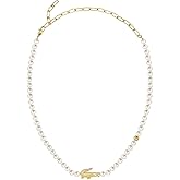 Lacoste Jewelry Men's and Women's Matchpoint Glass Pearls and Necklace - Fashion Jewelry, Accessory - Gift for Him or Her