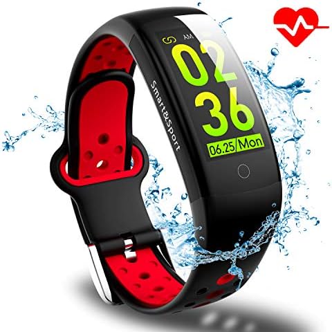 Smartwatch Fitness tracker Fitness Watch Activity Trackers with Heart Rate Monitor Smart bracelet Sleep Monitor,Waterproof Smart Watch with GPS Step Counter Pedometer Calorie Counter for Android IOS