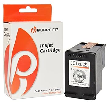 Bubprint Druckerpatrone kompatibel für HP 301 XL 301XL CH561EE für DeskJet 1000 1050 1510 2050 a 2510 2542 2544 2545 3050 305