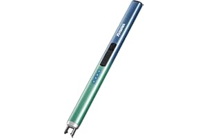 Futratrix Electric Candle Lighters - Valentines Day Gifts for Her Easter Stuffers USB Rechargeable Battery Double Safety Switch (1 Pack - Blue/Green Gradient)