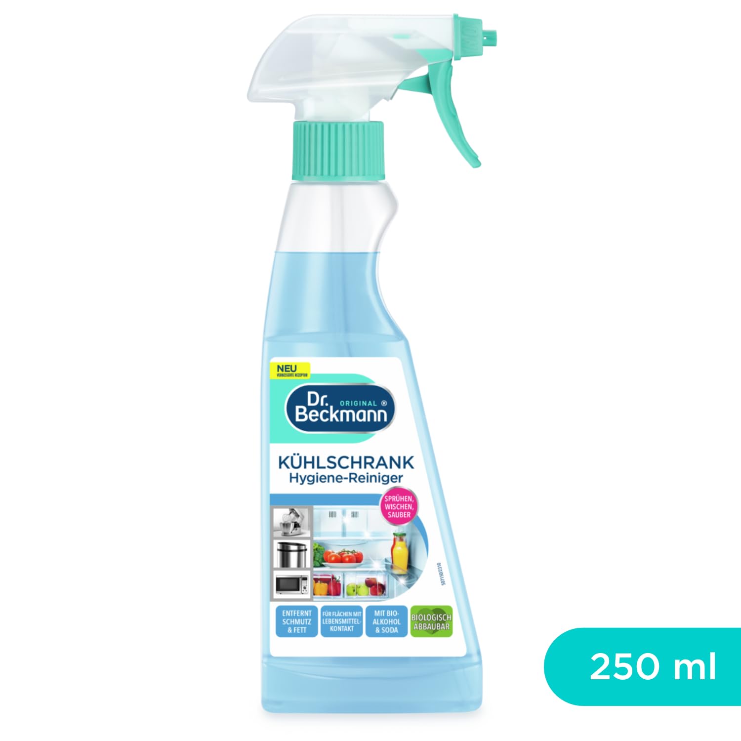 Dr. Beckmann Kühlschrank Hygiene-Reiniger | Reinigt hygienisch und neutralisiert Gerüche | Mit Bio-Alkohol | 250 ml 4
