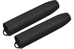 uxcell Silicone Garlic Peeler Tube, 2Pcs Garlic Roller Peeling Tube Garlic Cloves Skin Remover for Good Kitchen Tools, Black