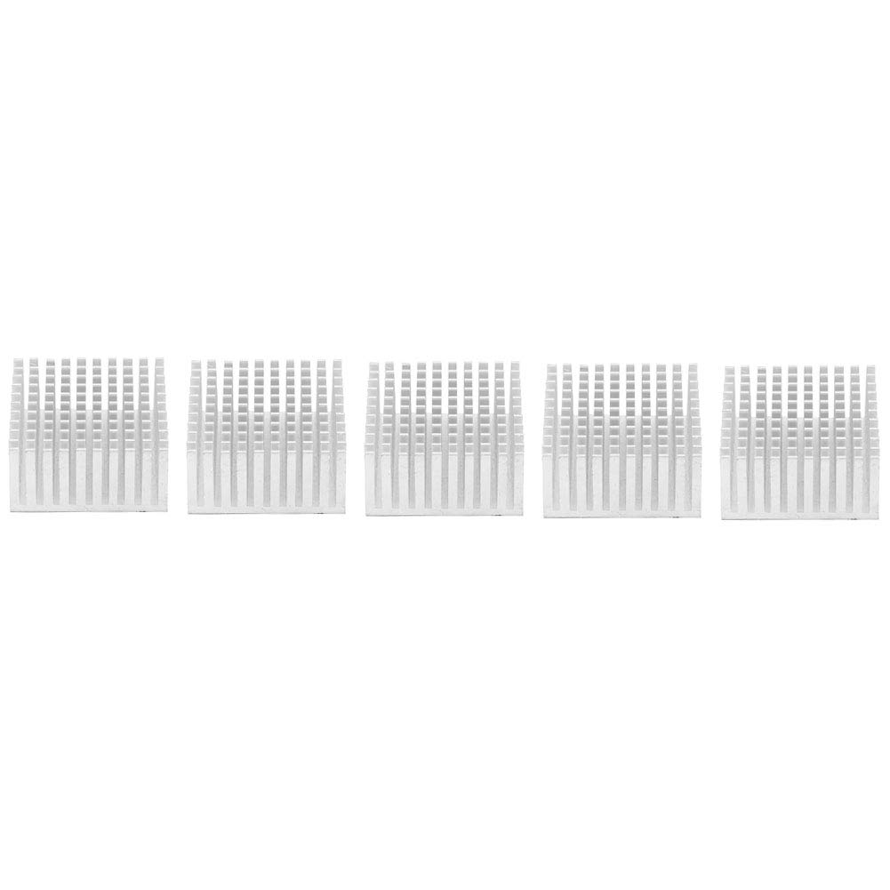 40x20x40mm Aluminum Heatsink Module 5PCS High-Efficiency PCB Heat Sink Cooler for Fan Cooling, Thermal Dissipation Radiator with Fin Design