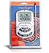 Digital Cooking Thermometer, Perfect for Christmas oven cooking. Batteries INCLUDED. A leave in Probe on 1m Stainless Steel Cable. Magnetic back, Alarm Temperature alert, easy read Clock timer. Xmas d