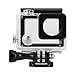 Wealpe Skeleton Housing Open Side Protective Case with LCD Touch Backdoor for GoPro Hero 4, 3+, 3 Cameras