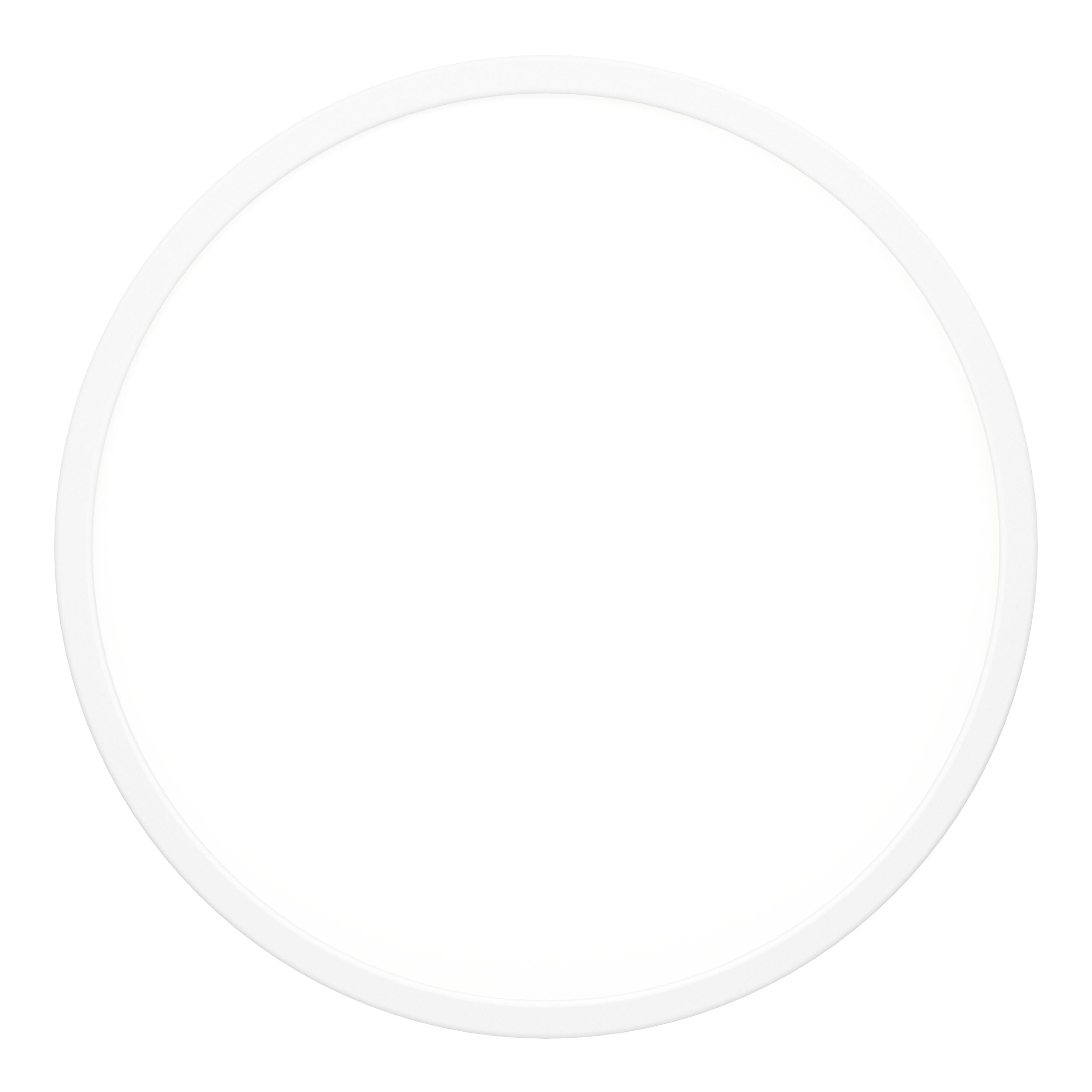 Eglo LED Ceiling Light Fitting Fueva 6, Round Ceiling lamp, Flush Light Fixture, White Plastic, Ceiling Lighting Warm White-Cold White, ⌀ 39 cm