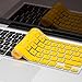 Kuzy - YELLOW Keyboard Silicone Cover Skin for Macbook / Macbook Pro 13