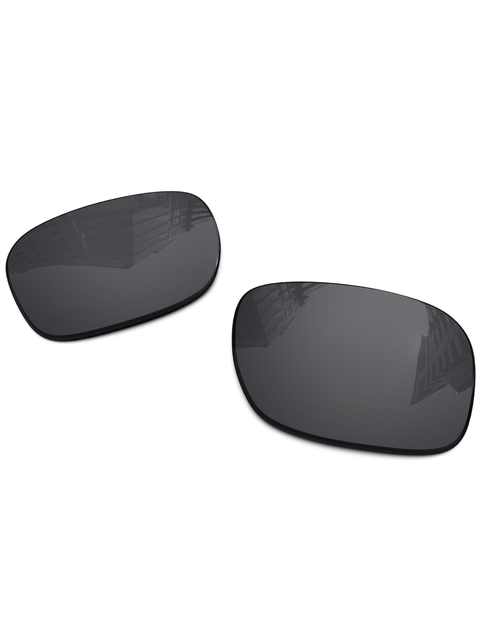 Photo 1 of 1.6MM Polarized Replacement Lenses for Oakley Holbrook Mix OO9384 | Holbrook OO9102 Sunglasses, UV Protection, Dark Mirror Lens, Repair Parts&Kit (Dark Black)