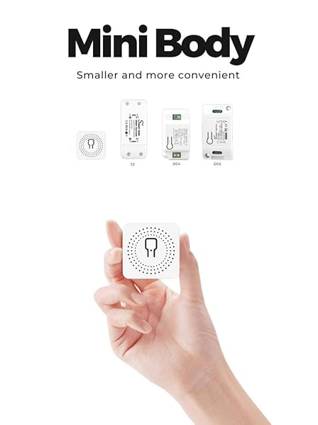 ZIXING Mdulo Smart Life Switch DIY WiFi Smart Light Switch 16A Mini Temporizador Inalmbrico Interruptores Control de Voz Smart Home Automation Compatible con TuyaAlexaGoogle Home