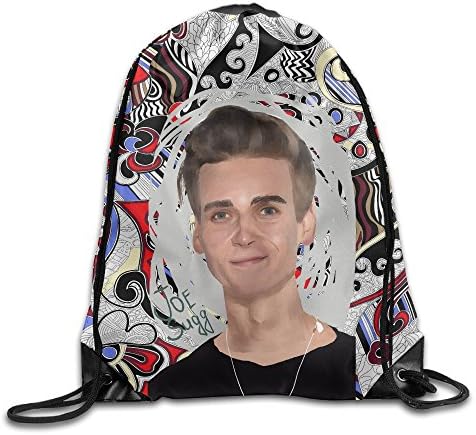 Creative Design YouTube Celebrity Joe Sugg Drawstring Backpack Sport Bag For Men And Women