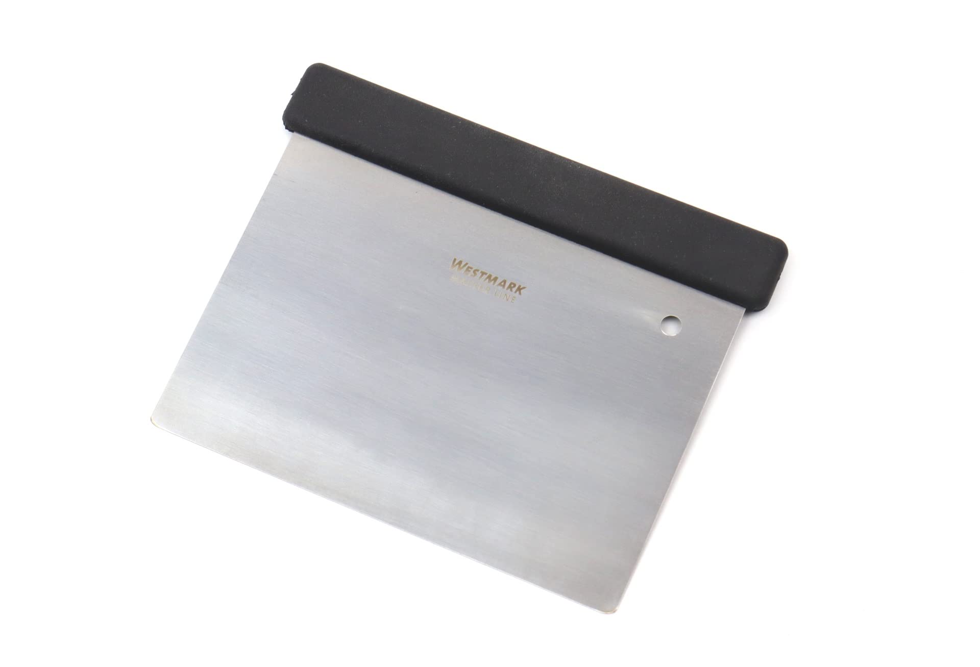Westmark Professional Dough Scraper/Cutter, with handle, blade size: 8 x 12 cm, stainless steel/plastic, Master Line, black/silver, 30802270