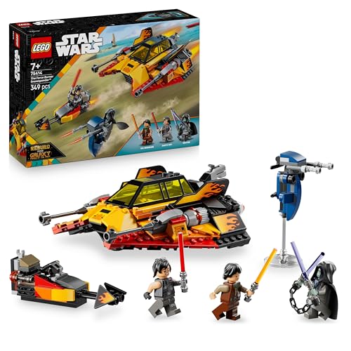 Star Wars Speeder de Nieve Force Burner - Juguete de Construcción con 3 Minifiguras con Espadas Láser y Moto de Juguete - Regalo para Niños de 7+ Años y Fans de Reconstruye la Galaxia 75414