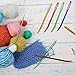 Chinco Knitting Needles Set Includes 8 Pieces Colorful Bent Tip Tapestry Needles 9 Pieces Large-Eye Blunt Needles Yarn Sewing Needles and 20 Pieces Plastic Needle Clips Knitting Crochet Markers