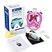 VICOODA Full Face Snorkel Mask for Kids and Adults [2018 New Version], 180° Panoramic View,Anti-Fog, Anti-Leak, One Size Snorkeling Mask with GoPro Mount, Head Full Face Snorkel Mask - Rose