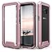 Samsung Galaxy S8 Plus Case, Zizo [ION Series] w/ FREE [Samsung Galaxy S8 Plus Screen Protector] Crystal Clear [Military Grade] for S8+ Rose Gold/Clear