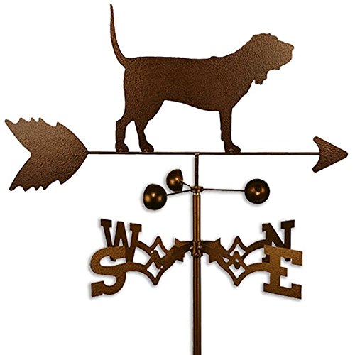 Hand Made BLOOD HOUND DOG GARDEN Stake Weathervane ~NEW~