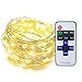 GEEKHOM Led String Lights, 33ft 100 LEDs 8 Modes Waterproof Copper Wire Fairy Lights Dimmable Decorative Light with Remote  for Indoor Outdoor Bedroom Patio Garden Xmas Trees Party (Warm White)