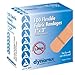 Dynarex Adhesive Fabric Bandage, 3/4 Inches X 3 Inches Sterile, 100 Count (Pack of 3)