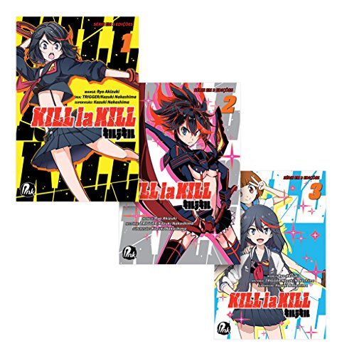 Livro Coleção Kill la Kill   Volumes 1 a 3