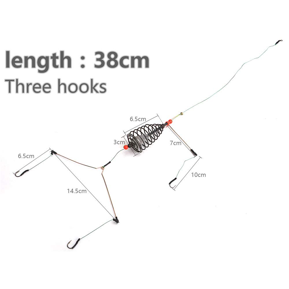 Fish King Fishing 1pc Artificial Lure Cage Set Fishing Feeder