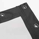 Carl's Place (4:3) 151" Diag- 8.0 x 10.5 Ft Preferred Golf Impact Screen Finished with Black Vinyl Edges and Grommets, Golf Screen, Golf Simulator Screen, Golf Simulator Impact Screen, Impact Screen