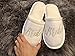 Wedding Slippers white Size: 6-8 Wide