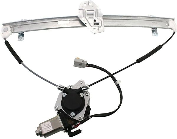 FFFAUTO 748-129 FRONT LEFT DRIVER SIDE POWER WINDOW REGULATOR AND MOTOR ASSEMBLY COMPATIBLE WITH 2003 2004 2005 2006 2007 2008 HONDA PILOT