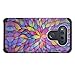 Wydan Case Compatible for LG V20 - Slim Hybrid Hard Impact Shockproof Heavy Duty Phone Cover - Rainbow Flower