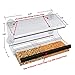 Window Bird Feeder for Outside Use with Strong Suction Cups - Removable Tray, Easy to Clean, Great Ventilation and Drain Holes Crystal Clear Acrylic + 2 Ebooks Included
