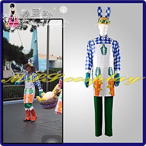 Amazon ディズニー イースター 新パレード うさたま大 脱走 ダンサーさん 人参スカートコスプレ衣装 帽 コスプレ 仮装 通販