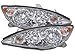 HEADLIGHTSDEPOT Headlight Set Compatible With 05-06 Toyota Camry LE XLE Left Driver and Right Passenger Side Halogen Headlamp