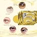 ALIVER 10pack Crystal 24K Gold Collagen Eye Mask - Anti Aging, Wrinkles, Moisturising, Blemishes, Firming, Toning, Dark Circles, Smoothing Skin, Natural Lift