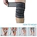ANMKOT elastic bandage wrap,2PCS Black ace bandages knee wraps Pain Relief Straps Support Wraps Gym Squat Lifting Compression Bandage