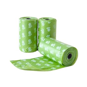 PetVogue Scented Pooper Scooper 45 Dog Poop Bags for Over Scoopers Claw for Pet Dog Waste, 3 Rolls