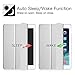 Fintie Case for iPad Mini 3/2 / 1 - Lightweight Smart Slim Shell Translucent Frosted Back Cover Protector Supports Auto Wake/Sleep for iPad Mini 1 / Mini 2 / Mini 3, Silver