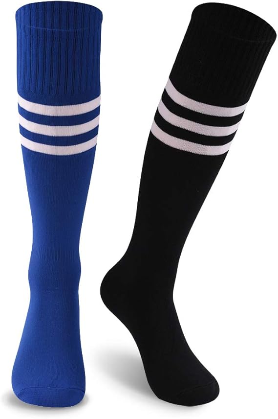 KitNSox Long Volleyball Socks, Unisex Stripes Colored