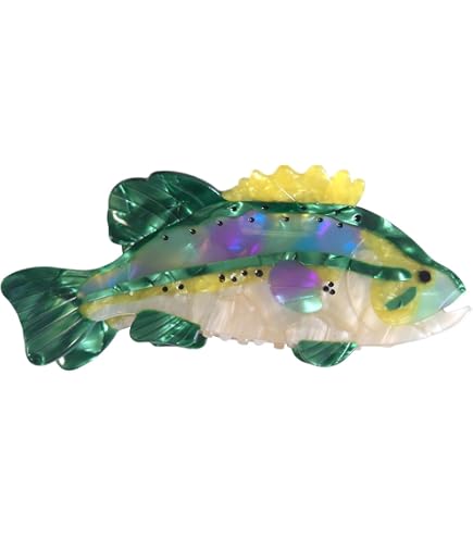 Amazon.com: Cute Rainbow Salmon Fish Hair Clip,Novelty  display picture 1