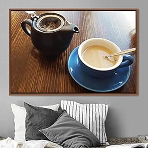 signwin Framed Canvas Wall Art Coffee in The...