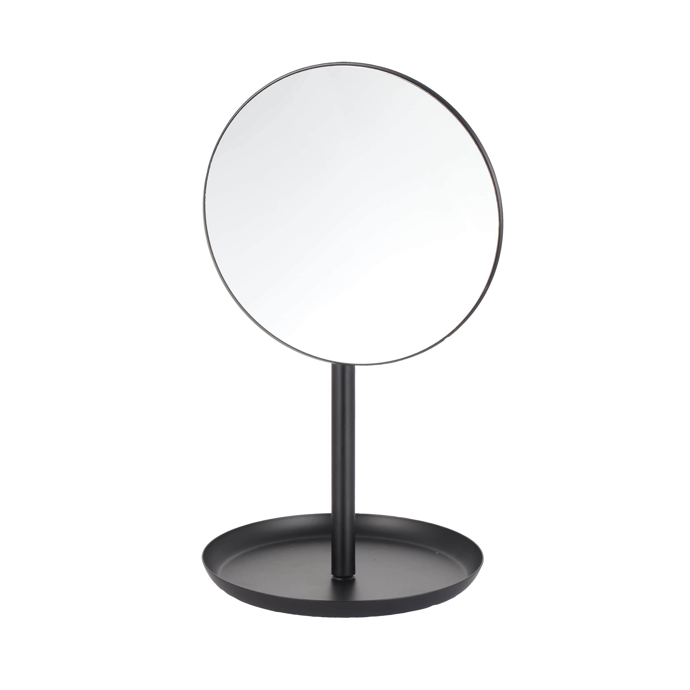 axentia Vanity Mirror with Shelf Black