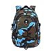 MATMO Kids Camo Backpack Boys Blue Camo Backpacks School Book Bag Updated Zipper