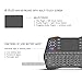 KUD i8+ 2.4GHz Plus Mini Wireless Keyboard with Touchpad Mouse LED Backlig Handheld Remote Control Keyboard for Android TV BOX,Smart TV,PC Notebook,X-BOX,HTPC(include Rechargable Li-ion Battery)